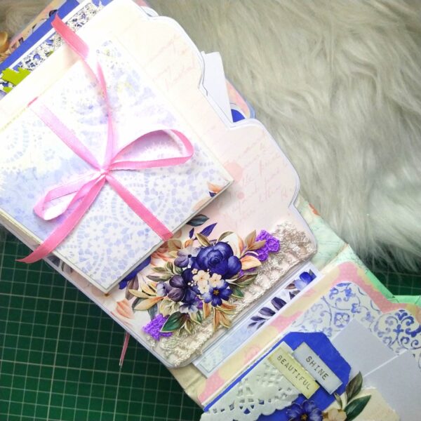 Camera style handmade designer scrapbook