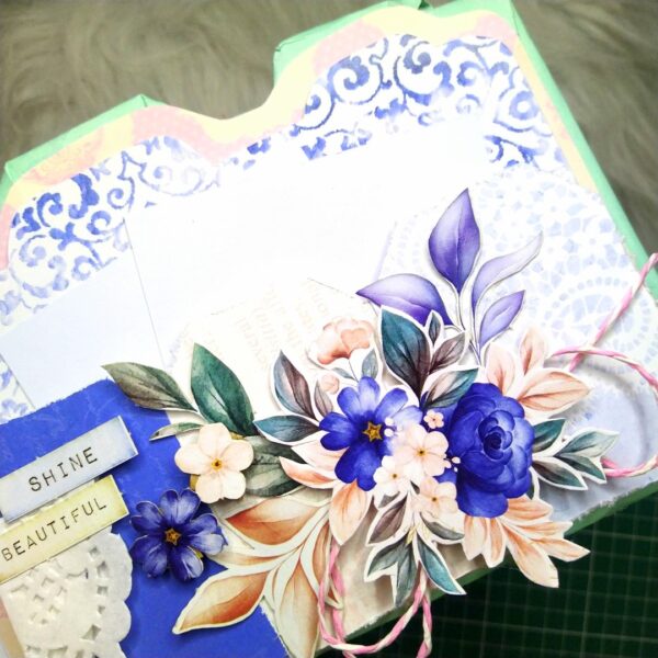 Camera style handmade designer scrapbook