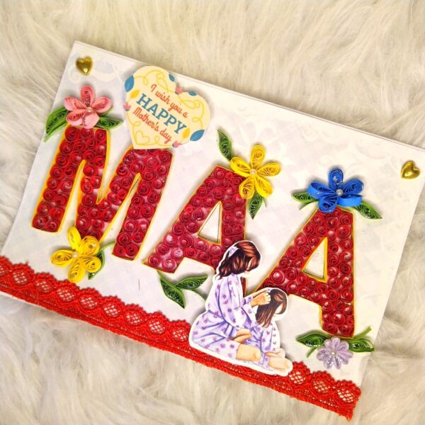 Maa Quilled Mothers Day Greeting Card image