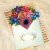 Quilled Flowers In Envelope Greeting Card