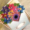 Quilled Flowers In Envelope Greeting Card