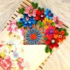 Quilled Flowers In Envelope Greeting Card