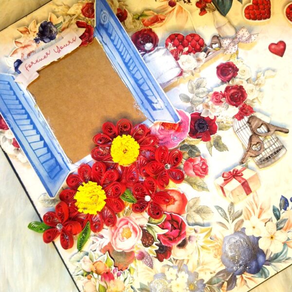 Sparkling Big Love Mini Scrapbook Greeting Card image