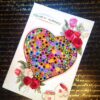 Big quilled heart handmade greeting card