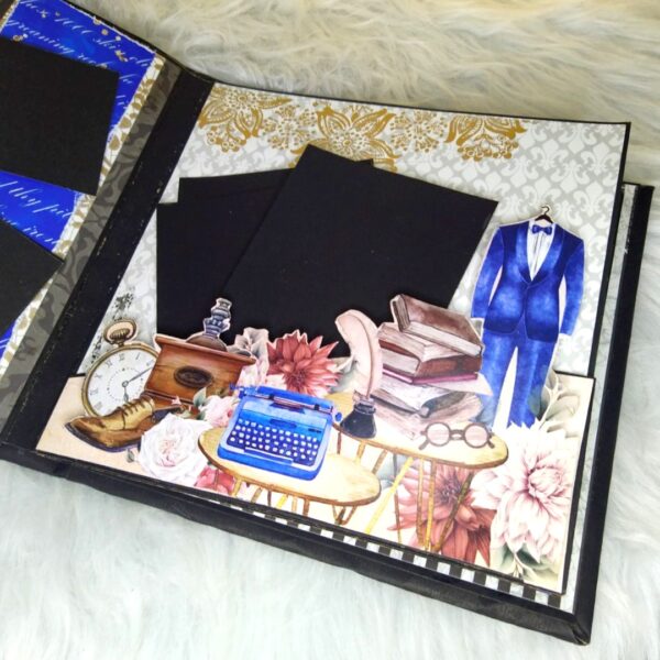 Male Theme Handmade Scrapbook