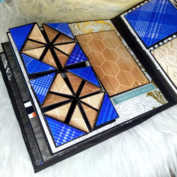 Male Theme Handmade Scrapbook