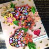 Quilled hearts love greeting card