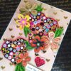 Quilled hearts love greeting card