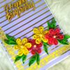 Sparkling Quilled Flowers Birthday card