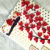 Quilled Hearts Tree With Love Couple Greeting Card