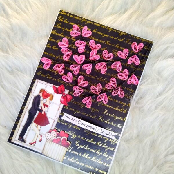 IMG_20230826_104301 Quilled love tree of hearts greeting card
