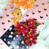 Quilled Flowers In Envelope Love Greeting Card