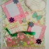 Mixed Media Green Themed Quilled Greeting Card Cum Scrapbook image
