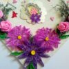 Purple Themed Variety Quilled Flowers Greeting Card image