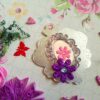 Purple Themed Variety Quilled Flowers Greeting Card image