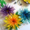 Sparkling Quilled Butterfly and Flowers Greeting Card image