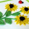 Bright Sunflowers Handmade Greeting Card image Bright Sunflowers Handmade Greeting Card image