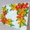 Beautiful Yellow And Orange Flowers Greeting Card image