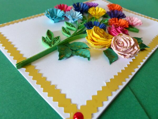 Lovely Bouquet Of Flowers Greeting Card image