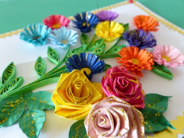 Lovely Bouquet Of Flowers Greeting Card image