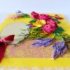 Modern Yellow Shaded Greeting Card image Modern Yellow Shaded Greeting Card image