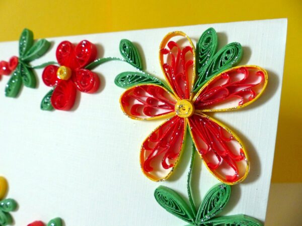 Special Red Flowers Greeting Card image Special Red Flowers Greeting Card image