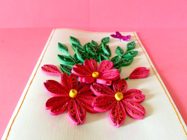 Pink Wildflowers Greeting Card image Pink Wildflowers Greeting Card image