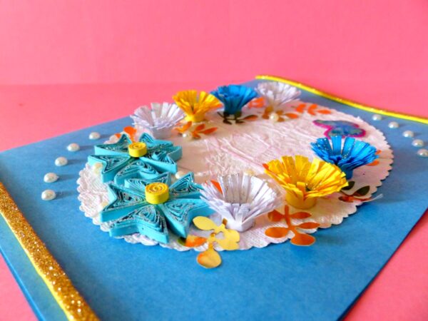 Blue Themed Greeting Card image Blue Themed Greeting Card image