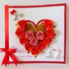Red Roses And Pink Roses Greeting Card image