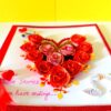 Red Roses And Pink Roses Greeting Card image