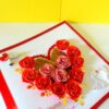 Red Roses And Pink Roses Greeting Card image