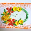 Beautiful Flower Lace Yellow Theme Greeting Card image Beautiful Flower Lace Yellow Theme Greeting Card image