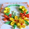 Beautiful Flower Lace Yellow Theme Greeting Card image Beautiful Flower Lace Yellow Theme Greeting Card image