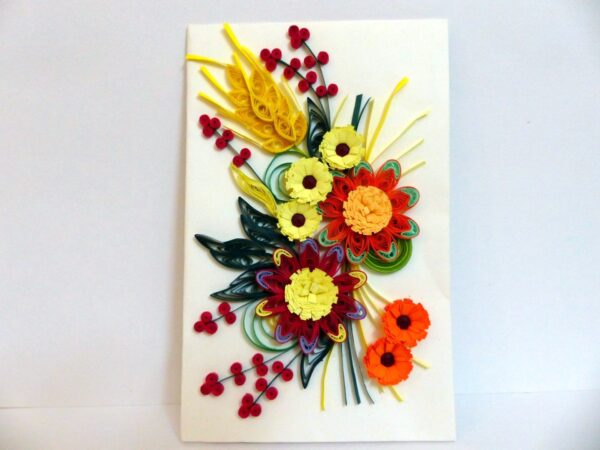 Colorful Variety Flowers Greeting Card image