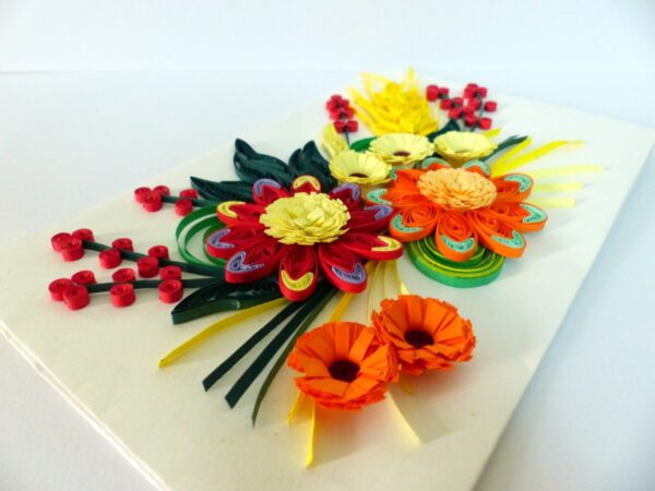 Colorful Variety Flowers Greeting Card image