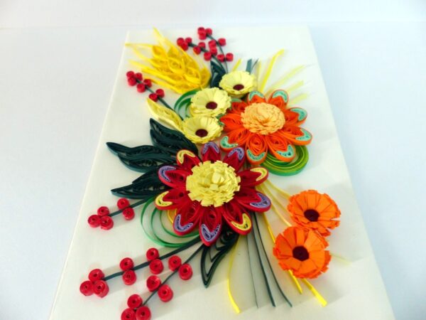 Colorful Variety Flowers Greeting Card image