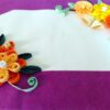 Corner Flowers Purple Base Greeting Card image Corner Flowers Purple Base Greeting Card image