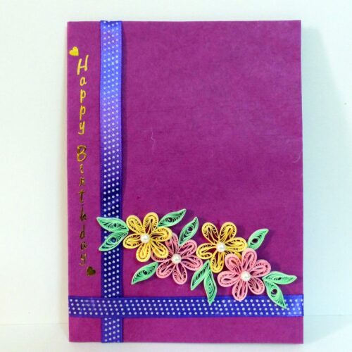 Purple Base Birthday Card image
