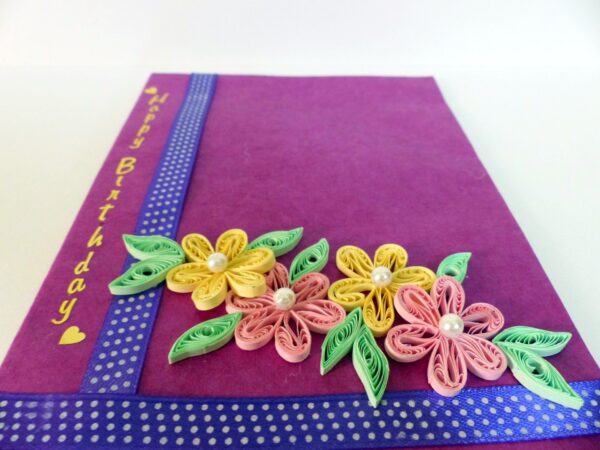 Purple Base Birthday Card image Purple Base Birthday Card image