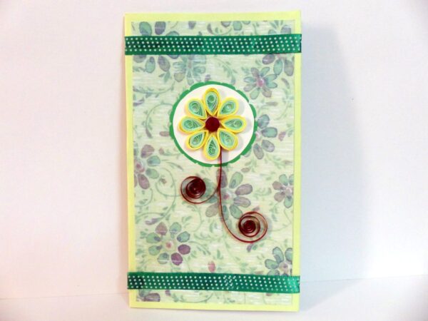 Green Theme Printed Base Greeting Card image Green Theme Printed Base Greeting Card image