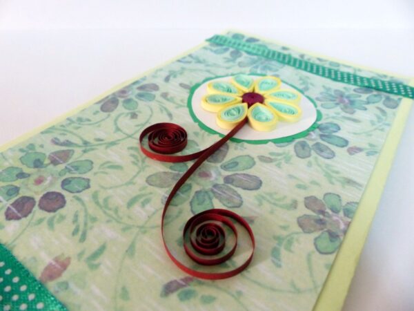 Green Theme Printed Base Greeting Card image Green Theme Printed Base Greeting Card image