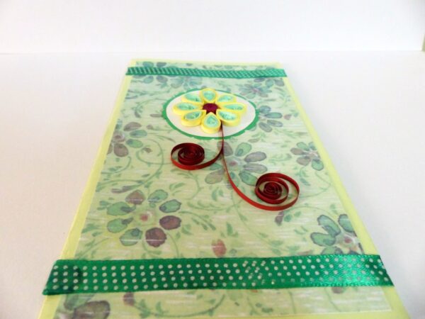 Green Theme Printed Base Greeting Card image Green Theme Printed Base Greeting Card image