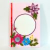 Beaded Circle Flowers Greeting Card image Beaded Circle Flowers Greeting Card image