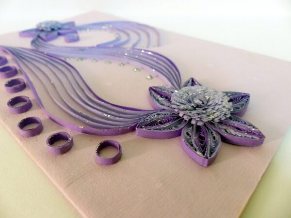 Purple Flowers Greeting Card image Purple Flowers Greeting Card image