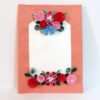 Orange Base Multi Flowers Greeting Card image Orange Base Multi Flowers Greeting Card image