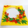 Yellow Themed Photo Frame Greeting Card image