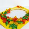 Yellow Themed Photo Frame Greeting Card image