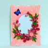 Awesome Pink Shaded Variety Flowers Greeting Card image
