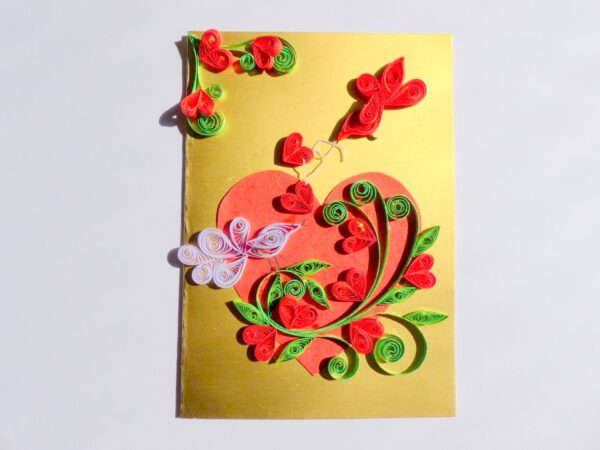 Bird Spreading Love Greeting Card image Bird Spreading Love Greeting Card image