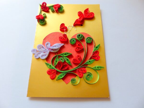 Bird Spreading Love Greeting Card image Bird Spreading Love Greeting Card image
